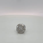 Square Diamond Earring