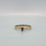 Rectangle Ruby Ring