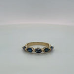 Blue Halo Ring