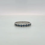 Sapphire Scalloped Crown