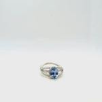 Tanzanite Cross Ring