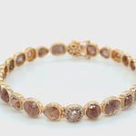 Raw Diamond Bangle
