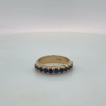 Sapphire Illusion French Pavé