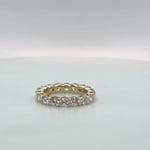Cushion Diamond Ring Set