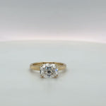 Cushion Diamond Ring Set